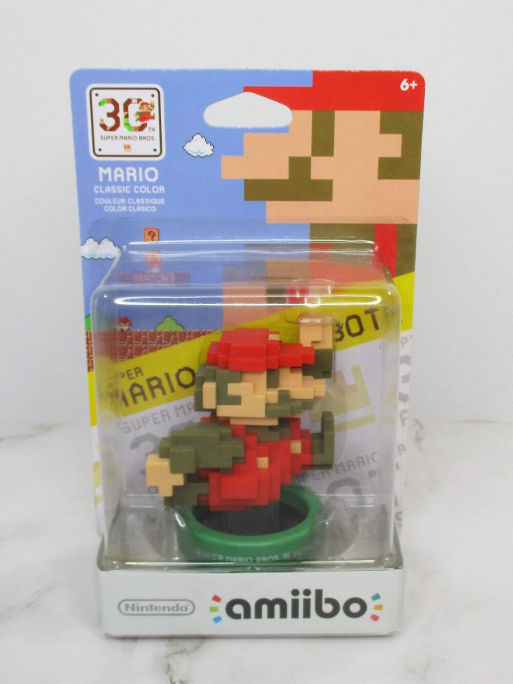 Nintendo amiibo 8 bit Mario Classic Color 30th Anniversary Super Mario OEM